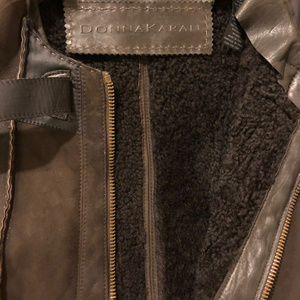 Donna Karan lamb skin shearling